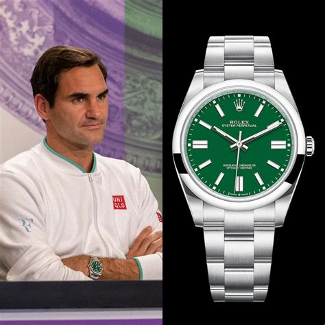 roger federer rolex perpetual.